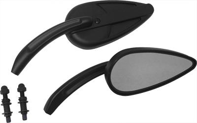 Harddrive 18-158 Custom Vintage Style Mirrors - Black