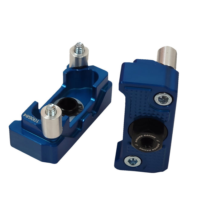 Driven Racing DRCAX-204BL Captive Axle Block Sliders - Blue