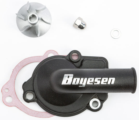Boyesen WPK-07CB Hy-Flo Water Pump Cover and Impeller Kit - Black