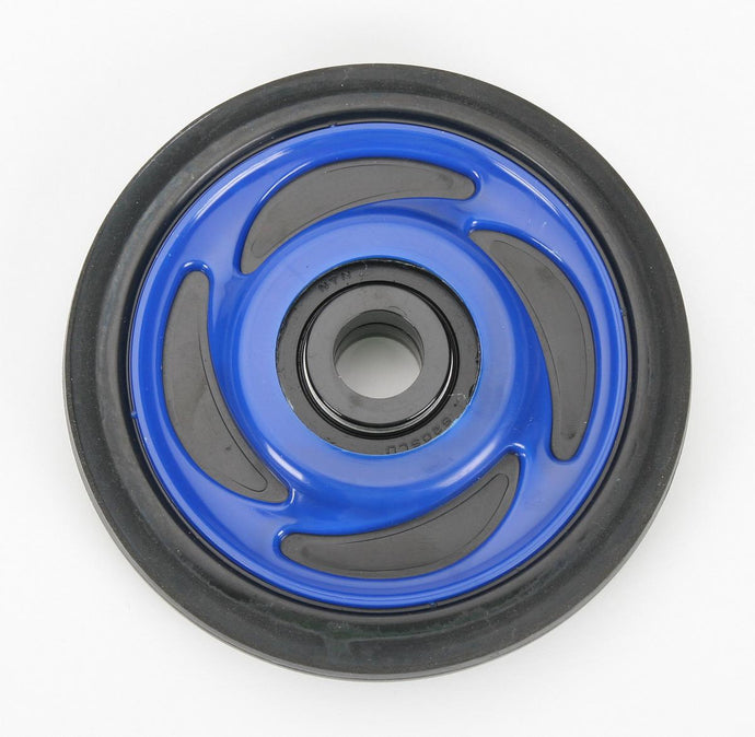 Parts Unlimited 4702-0041 Colored Idler Wheel - 5.35in. x .75in. (With Insert) - Indy Blue