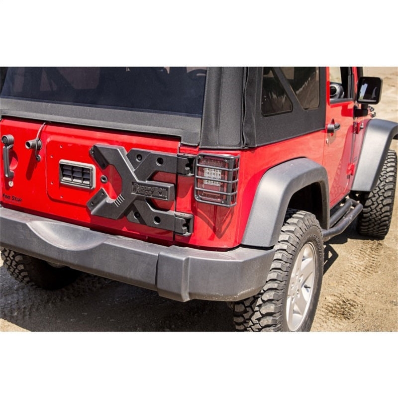 Load image into Gallery viewer, Rugged Ridge 11546.51 RUG Spare Tire Carriers
