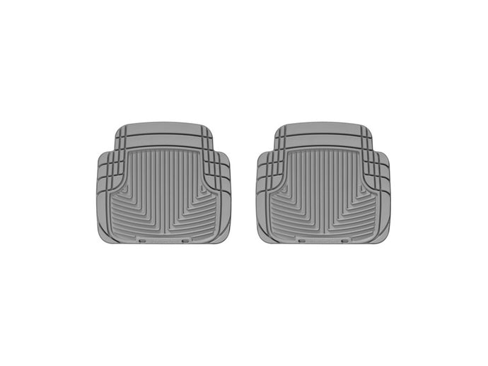Weathertech W50GR WT Rubber Mats - Rear - Grey