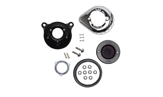 S&S Cycle 170-0721A Air Stinger Stealth Air Cleaner Kit - Chrome