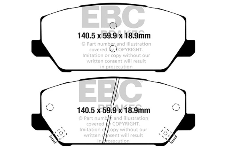Load image into Gallery viewer, Ebc DP82343RPX EBC RP-X Brake Pad Sets
