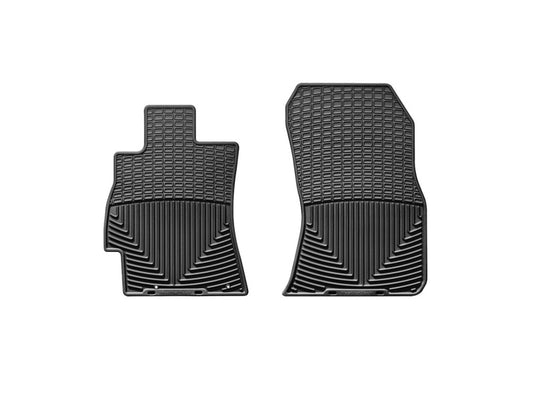 Weathertech W172 WT Rubber Mats - Front - Blk