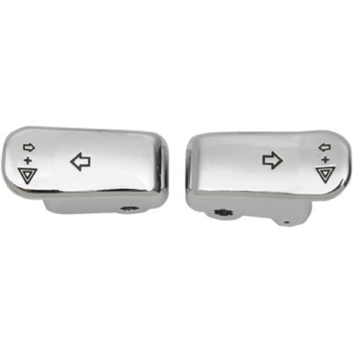 Drag Specialties 2106-0363 Turn Signal Switch Extensions - Chrome