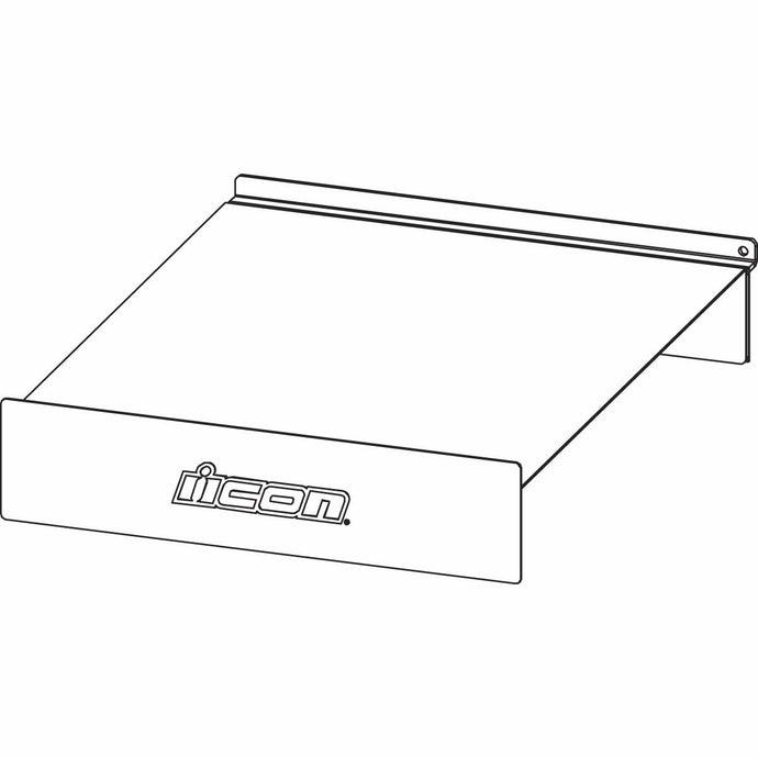 Icon 9903-0497 Slatwall Square Shelf