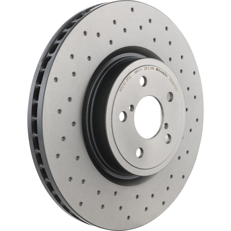 Load image into Gallery viewer, Brembo Oe 09.A870.1X BRE Drilled UV Coated Rotors
