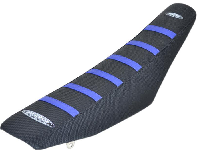 Sdg 95938BK 6-Rib Gripper Seat Cover - Black/Blue Rib