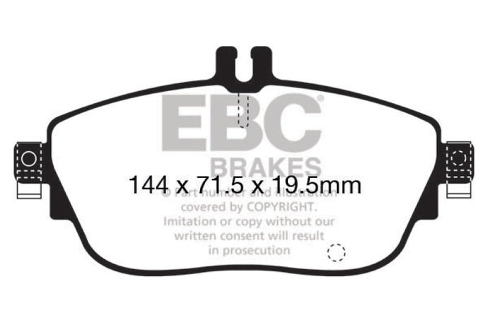Ebc DP42165R EBC Yellowstuff Brake Pad Sets