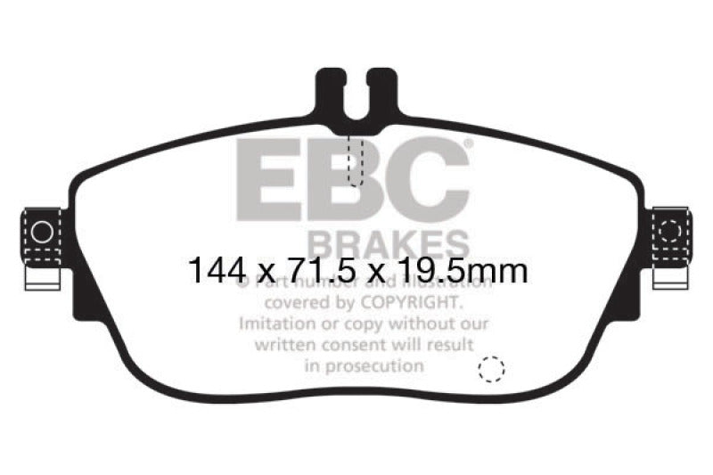 Load image into Gallery viewer, Ebc DP42165R EBC Yellowstuff Brake Pad Sets
