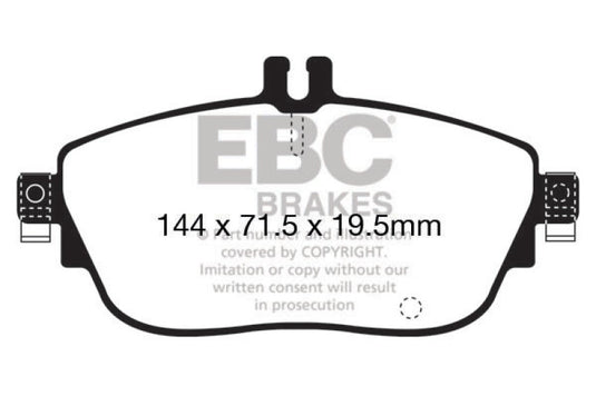 Ebc DP42165R EBC Yellowstuff Brake Pad Sets