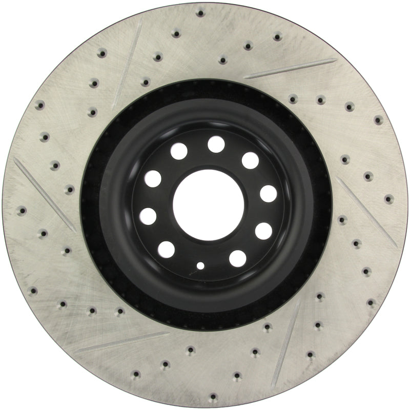 Load image into Gallery viewer, Stoptech 127.33112L ST Slot &amp; Drill Brake Rotors
