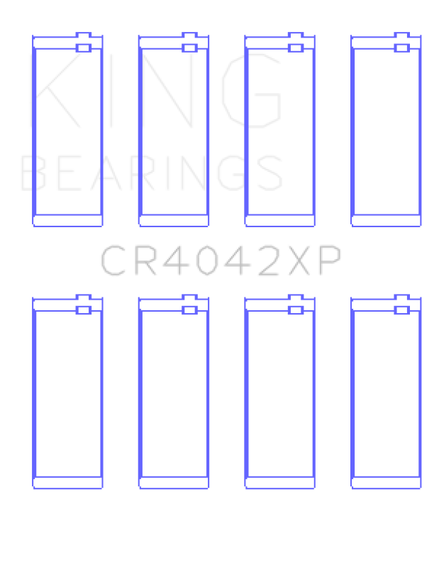 Load image into Gallery viewer, King Engine Bearings CR4042XP.026 KING Connecting Rod Bearings
