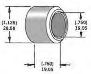 Harddrive 339272 3/4in. Axle Spacers - .750in. W - Chrome