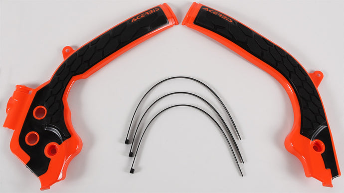 Acerbis 2449535225 X-Grip Frame Guards - Black