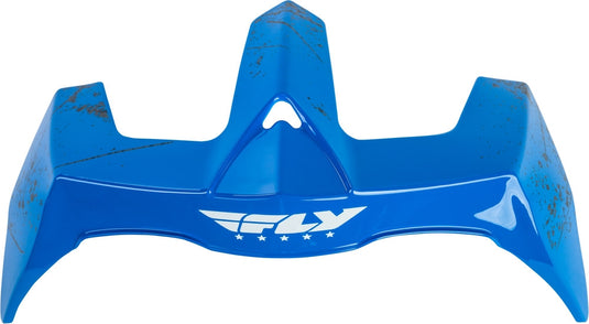 Fly Racing Rear Spoiler for Revolt Liberator Helmets - Blue/Hi-Vis
