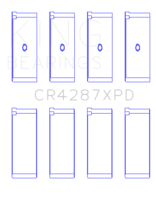 Load image into Gallery viewer, King Engine Bearings CR4287XPDSTDX KING Performance Rod Bearings
