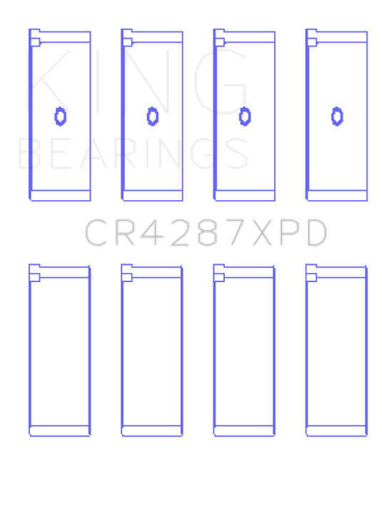 King Engine Bearings CR4287XPDSTDX KING Performance Rod Bearings