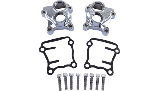 Drag Specialties 0940-1875 Tappet Block Cover - Chrome