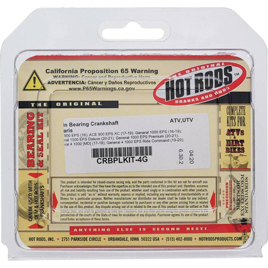 Hot Rods CRBPLKIT-4G HDS Plain Bearing Crankshaft