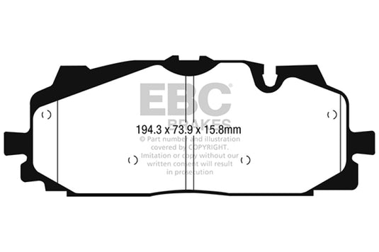 Ebc DP22277 EBC Greenstuff Brake Pad Sets