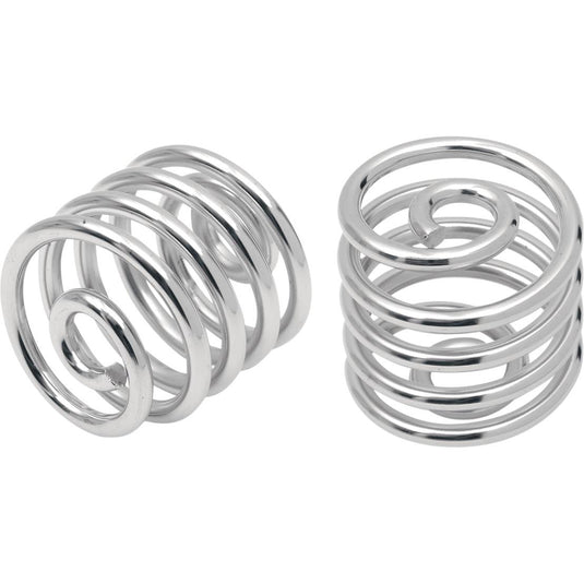 Drag Specialties 0820-0010 Chrome Seat Springs - 2in.