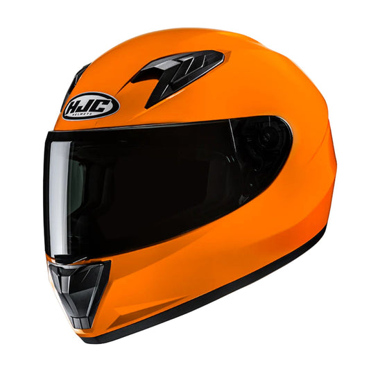 Hjc Y10 Solid Youth Helmet (Small, Orange Tramonto)