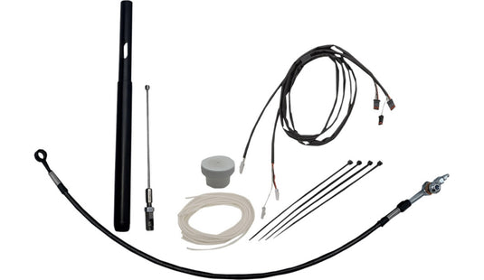 Fat Baggers, Inc. 109014-B EZ Install Handlebar Kit - Black Braided