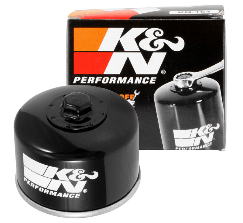 Load image into Gallery viewer, K&amp;N Engineering KN-164 KN Motorcycle Oil Filters
