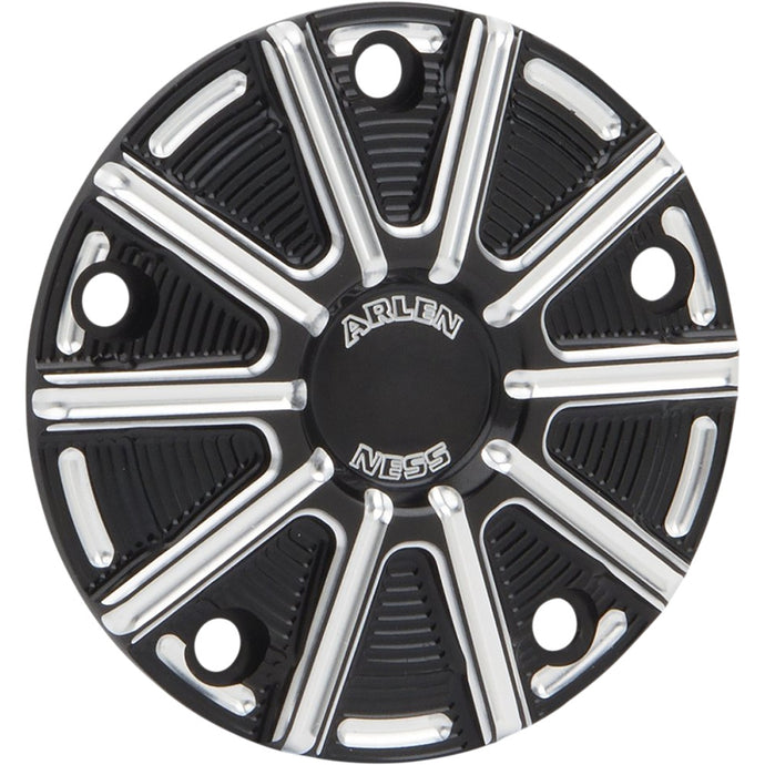 Arlen Ness 700-026 Ness-Tech Points Cover - 10-Gauge - Black Anodized with Machined Accents