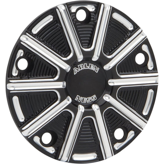 Arlen Ness 700-026 Ness-Tech Points Cover - 10-Gauge - Black Anodized with Machined Accents
