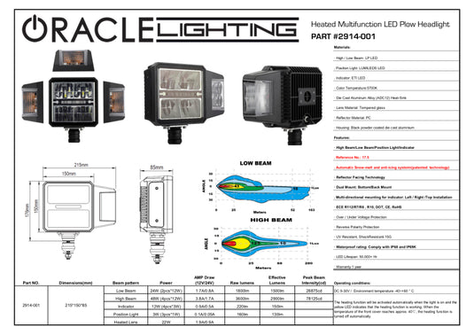 Oracle Lighting 2914-001 ORL LED Headlights