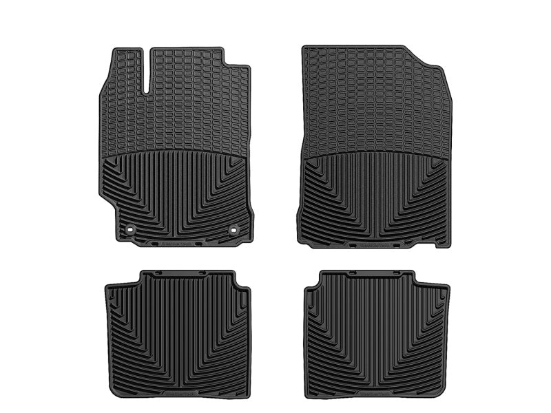 Load image into Gallery viewer, Weathertech W255-W256 WT Rubber Mats - Front - Blk

