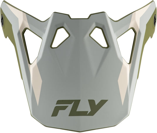 Fly Racing Visor for Fly Formula CP Seal Helmets - Matte Stone/Khaki/Olive - YL-Lg