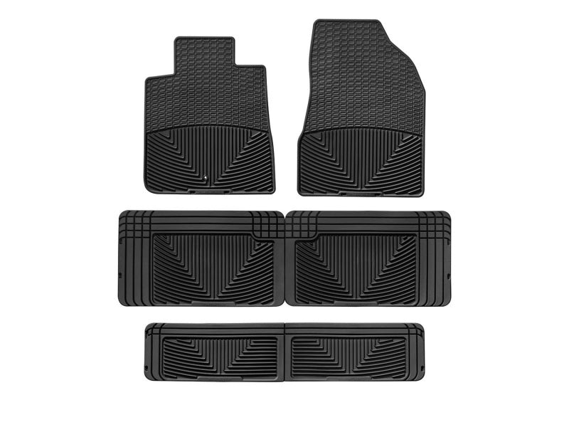Load image into Gallery viewer, Weathertech W68-W25-W60 WT Rubber Mats - Rear - Blk
