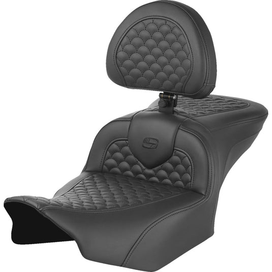 Saddlemen 823-07-208B0 Roadsofa DS Seat with Drivers Backrest