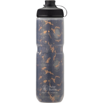 Polar Bottle INB24OZ09MG Insulated Muck Water Bottle - Charcoal/ Copper - 24oz.