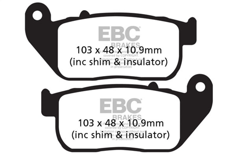 Load image into Gallery viewer, Ebc Powersports FA381 EBC Organic Brake Pads
