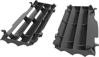 Polisport 8457800001 Radiator Louvers - Black