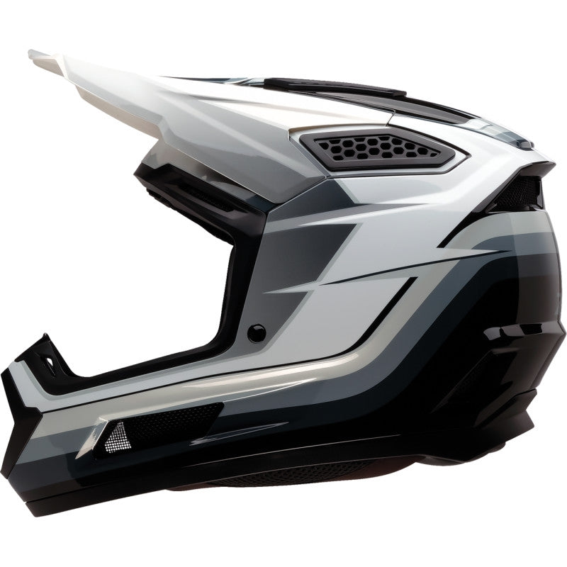 Load image into Gallery viewer, Z1r Dirt Maxx Vortex Helmet (X-Large, Black/White/Gray)
