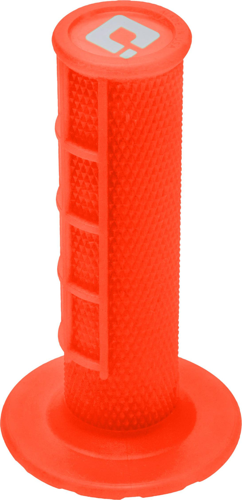 ODI H01RFFO MX Single-Ply Half Waffle Grips - Flo Orange