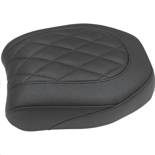 Mustang 75039 Wide Tripper Forward Rear Seat - Diamond Stitch - Black
