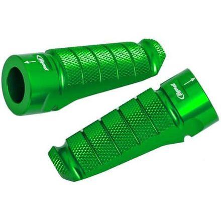 Puig 6301V Hi-Tech Footpegs - Racing - Green