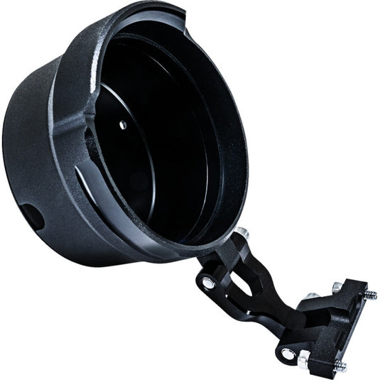 Performance Machine 0208-2192-SMB Gauge Relocation Kit - Black Ops - Round