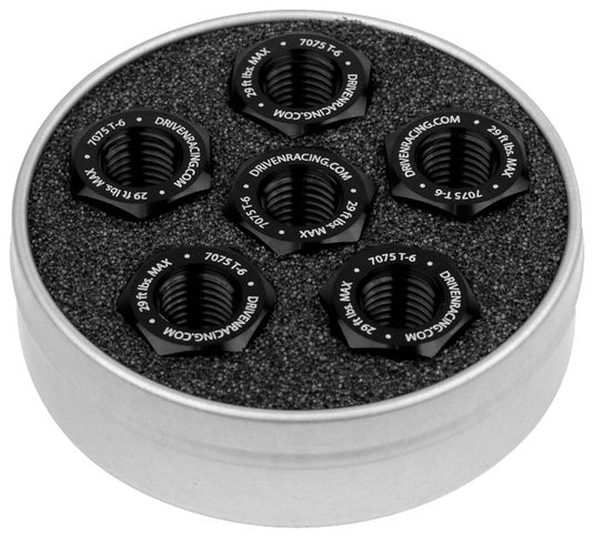 Driven Racing DSN-BK 10mm Sprocket Nuts - Black
