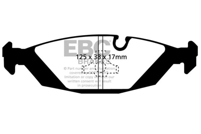 Ebc DP2447 EBC Greenstuff Brake Pad Sets