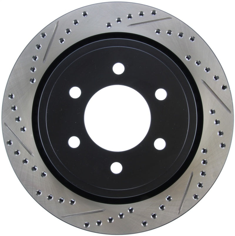 Load image into Gallery viewer, Stoptech 127.65135R ST Slot &amp; Drill Brake Rotors
