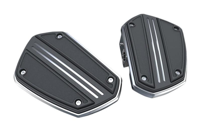 Ciro 60301 Twin Rail Mini Floorboards without Mounts - Chrome