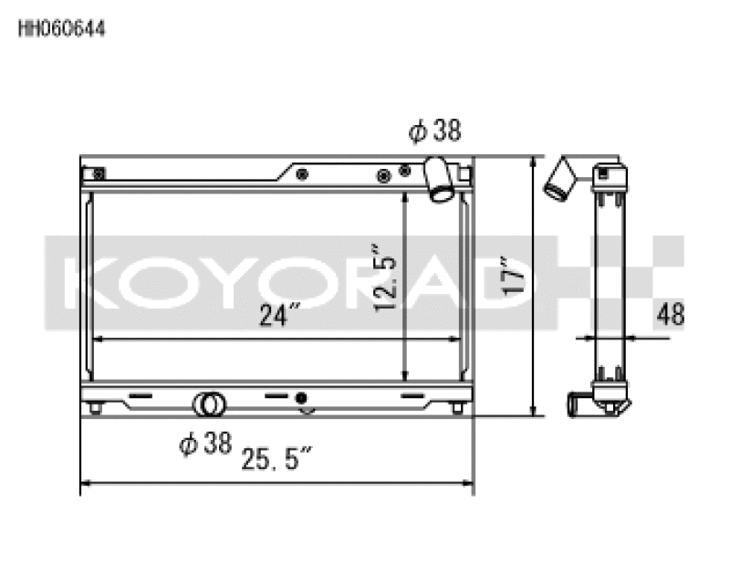 Load image into Gallery viewer, Koyo HH060644 KOY Racing Radiators
